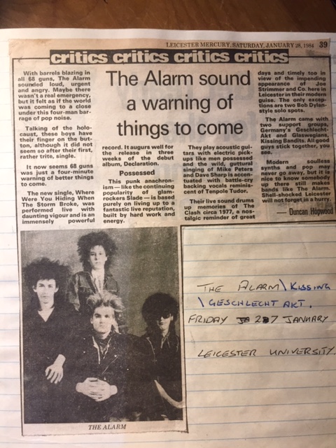 The Alarm - Leicester University 1984