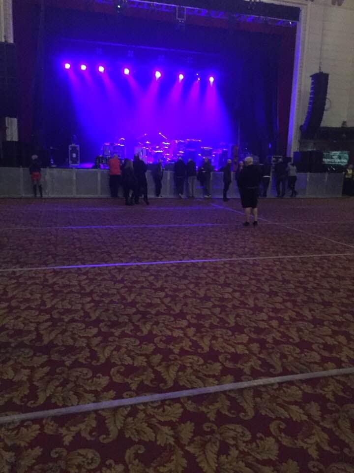 A carpet in a venue is not normal!