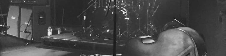 The Living End stage set