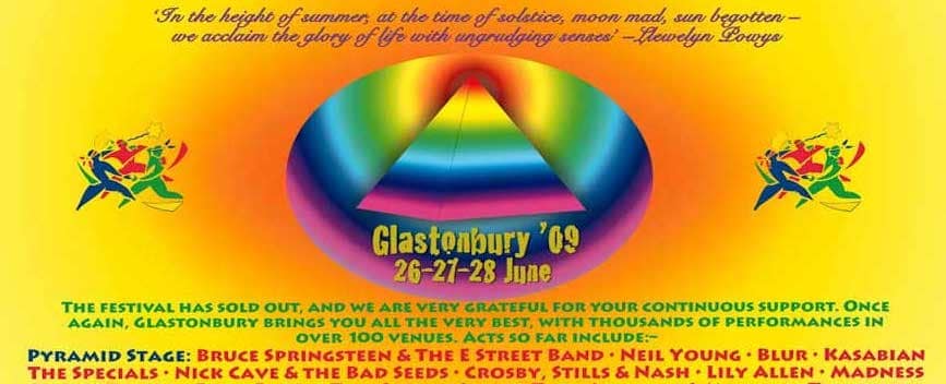 Glastonbury poster 2009